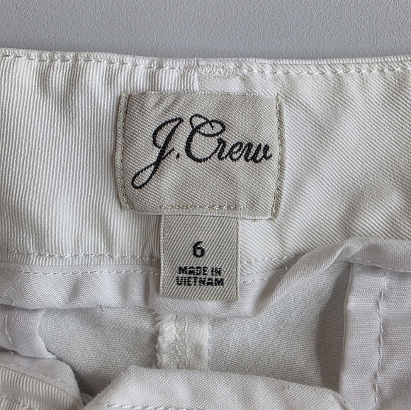J. Crew Size 6 Classic Chino Shorts White 2756-BB - Picture 5 of 8